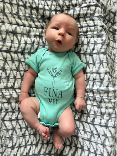 Baby featured in the FINA Babies gallery at Fertility Institute of North Alabama.